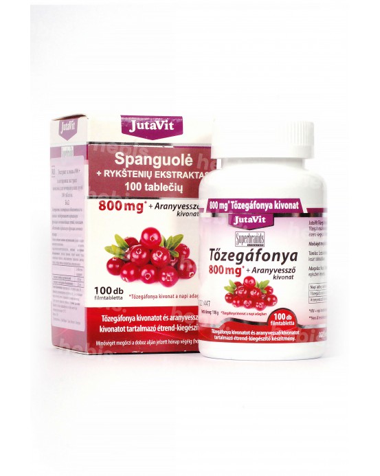 Spanguolių ekstraktas 800 mg + rykštenių ekstraktas, 100 tablečių Spanguolių ekstraktas 800 mg + rykštenių ekstraktas, 100 tablečių